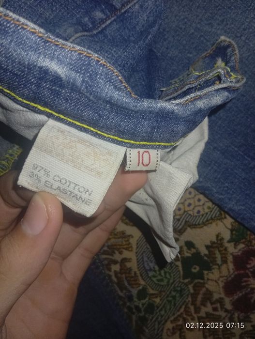 Продам джинсовые шорты evisu