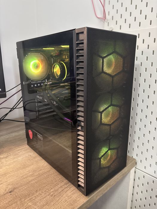 pc gaming completo rtx3060,rgb e watercooling