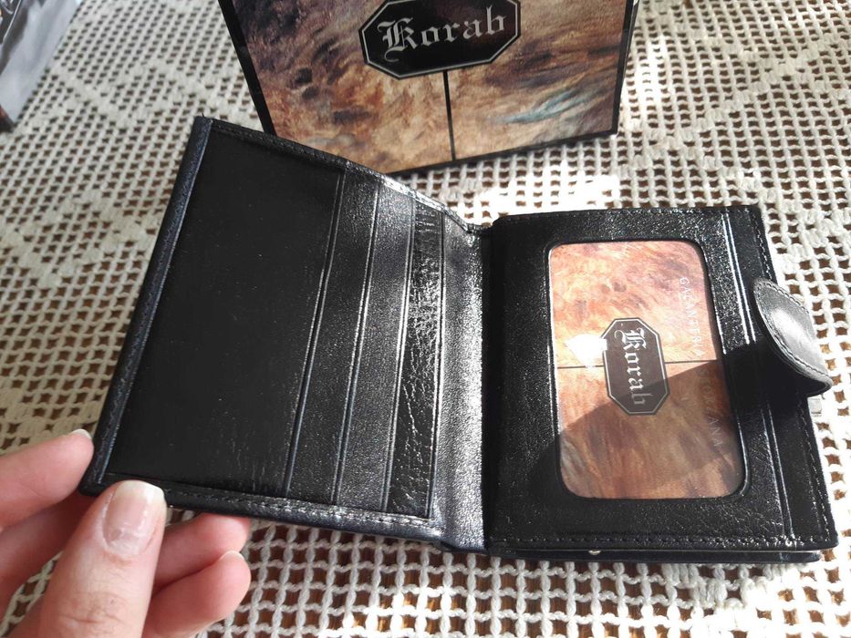 Skórzany portfel - NOWY