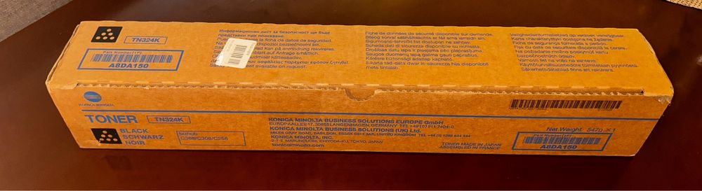 Toner TN324K Black/Preto Konica Minolta