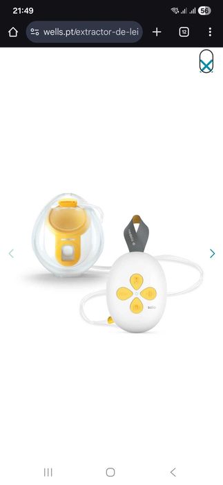 Bomba/Extractor de Leite Eléctrico Solo Hands Free Medela