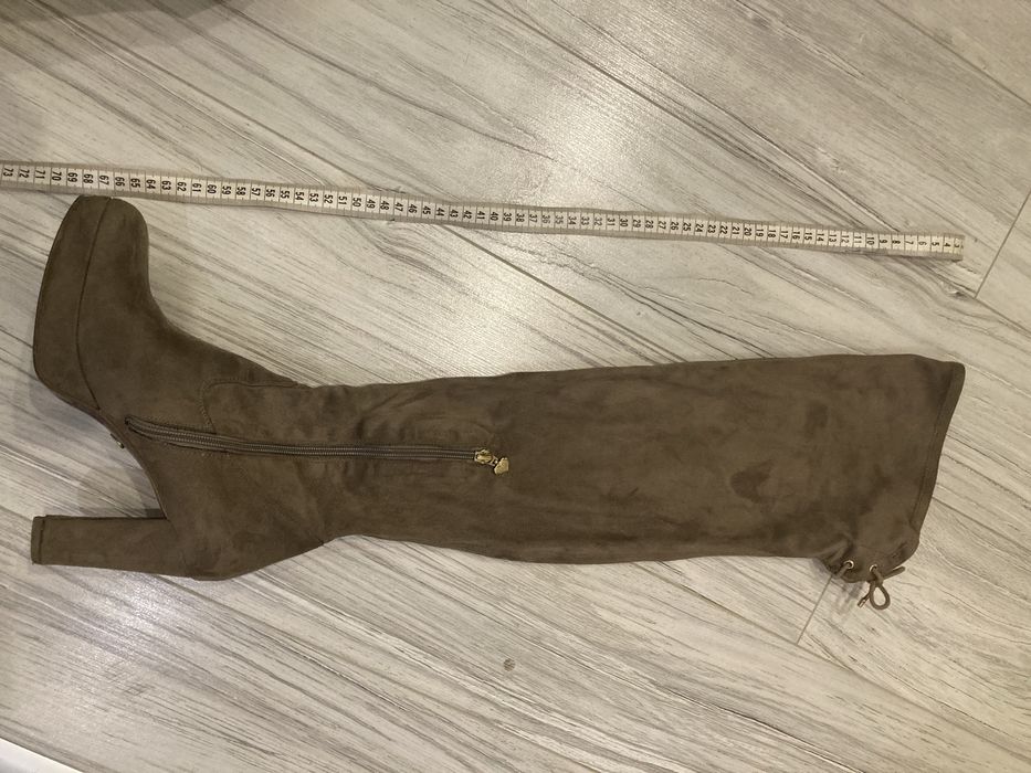 piekne brazowe kozaki TAMARIS 40 wysokie