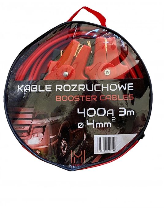 Przewody Kable Rozruchowe 400A 3.0M #