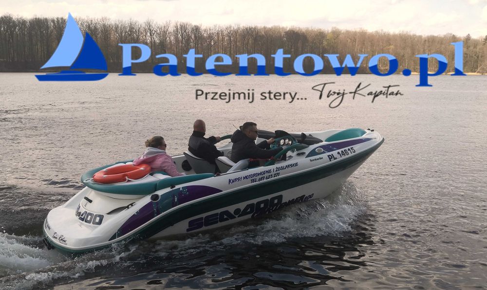 Kurs Sternik Motorowodny, Kurs Żeglarski, Motorówka, Skuter, Patent