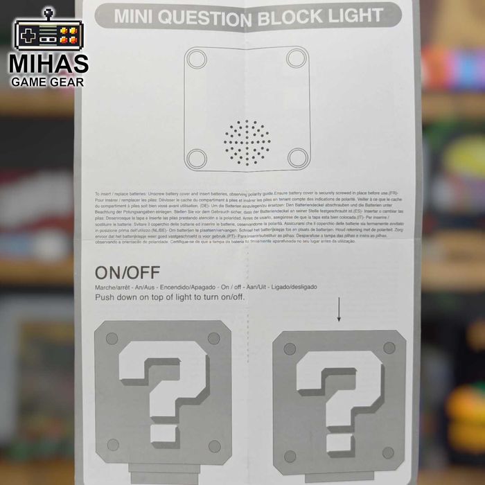 Нічник - світильник Super Mario Bros — геймерська настільна лампа