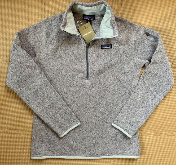 M 38 SLIM FIT damski polar Patagonia Better Sweater fiolet róż melanż