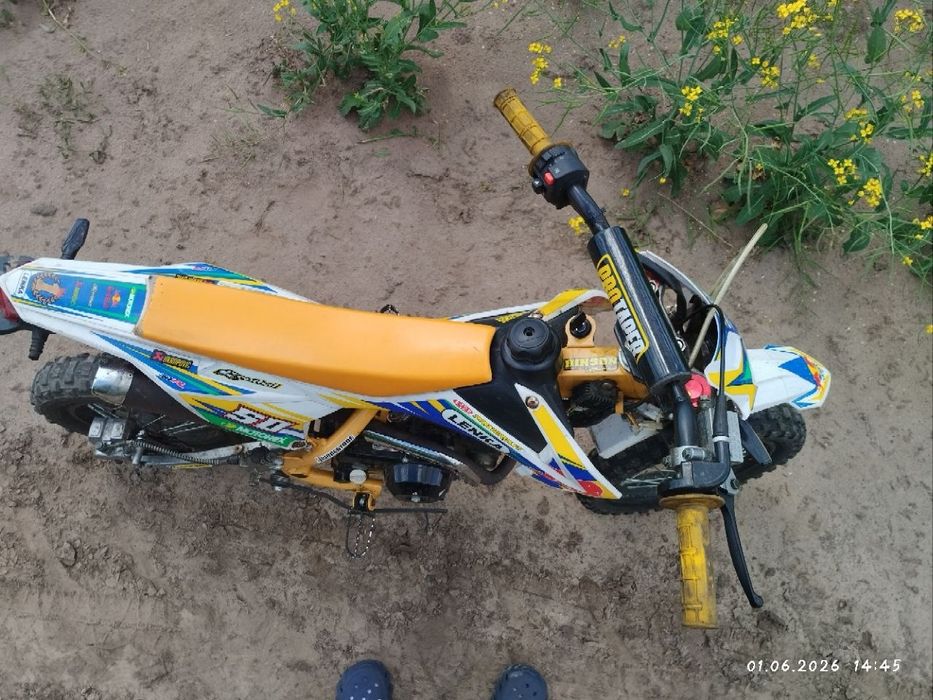 Пітбайк 110 см³, автомат, дискові гальма, гарний стан