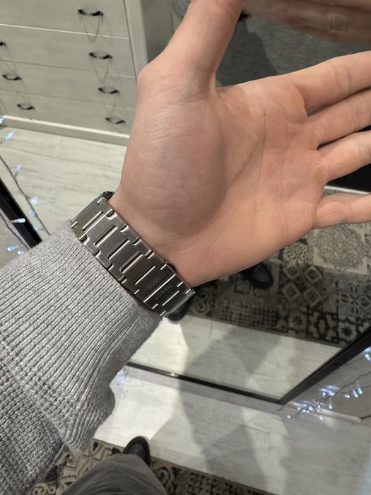Годинник tissot casio срібні синій цифеблат