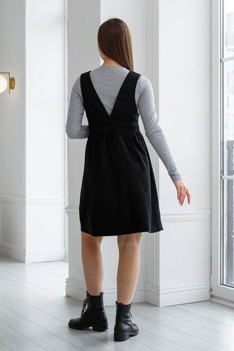 Сарафан із мікровельвету вільного силуету для вагітних Rome