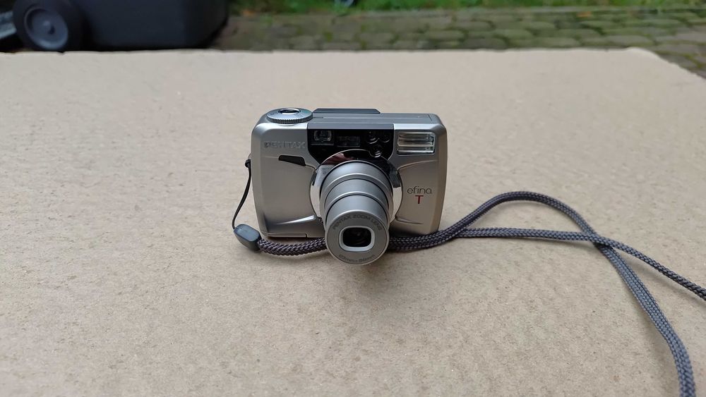 Aparat Pentax efina T sprawny ładny