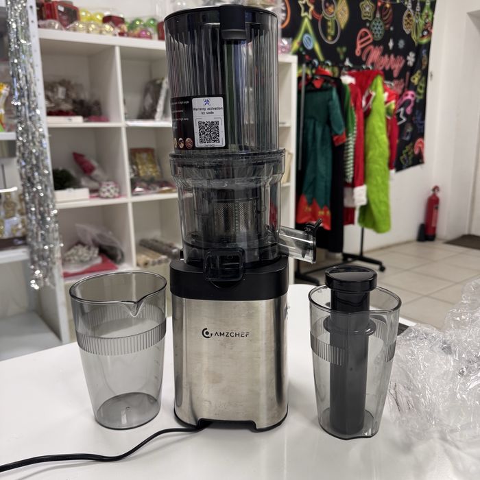 Шнекова соковижималка AMZCHEF (повільного віджиму)