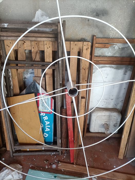 Estrutura para palhotas (sombrinhas) em aço inox