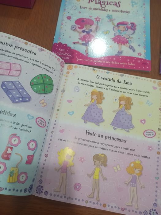 Mala de atividades de princesas