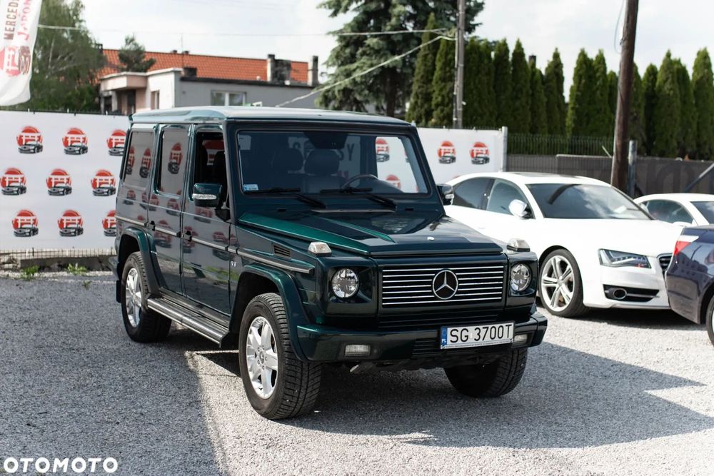 Mercedes-Benz Klasa G 500, Green Metallic, Niski przebieg, Japonia, Vat Marża