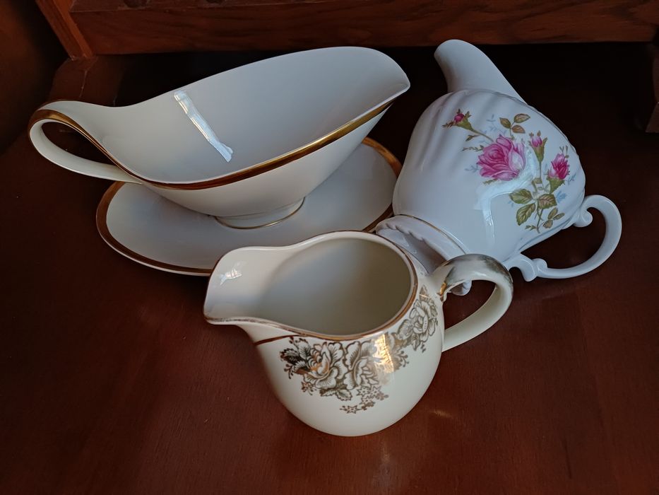Молочник,соусник немецкие винтаж .Соусник немецкий фарфор