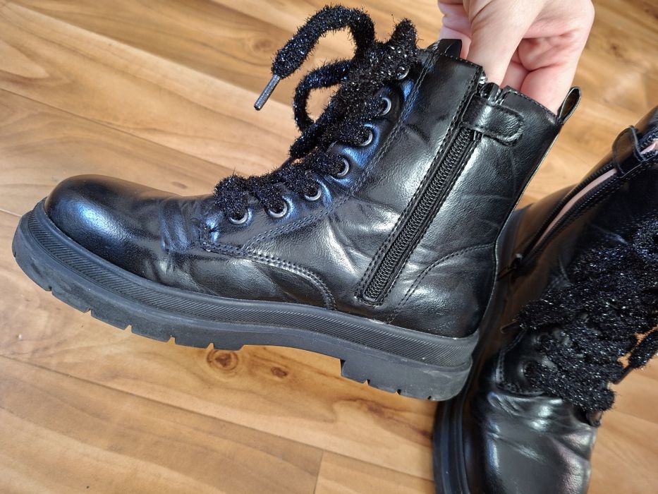 Botki dziewczece, trapery, buty zimowe