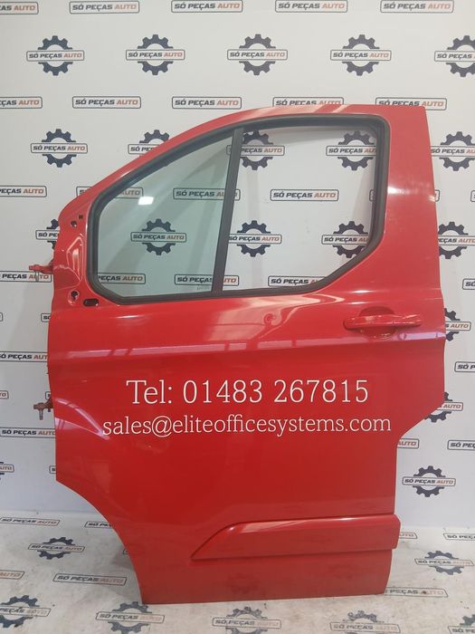 PORTA FRENTE ESQUERDA VERMELHA FORD TRANSIT CUSTOM 2.2TDCI 2012-2023 A