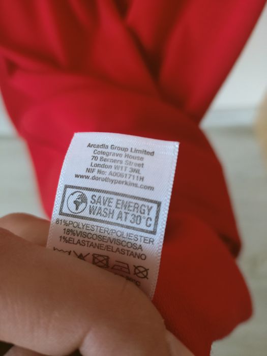 Prosta czerwona sukienka atmosphere rozmiar 42