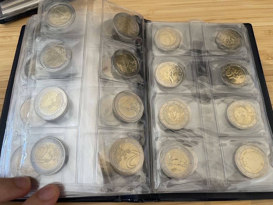 Coleçao Moedas 2 Euros comemorativas - numismática