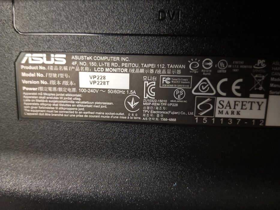Monitor. ASUS...