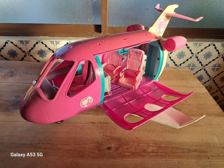 Avião da barbie para criança