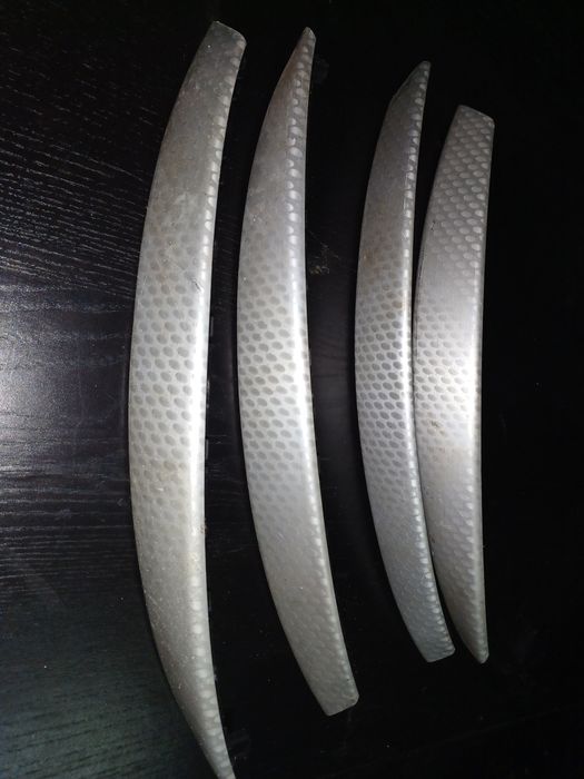 Moldura puxador porta alumínio escovado bmw x3