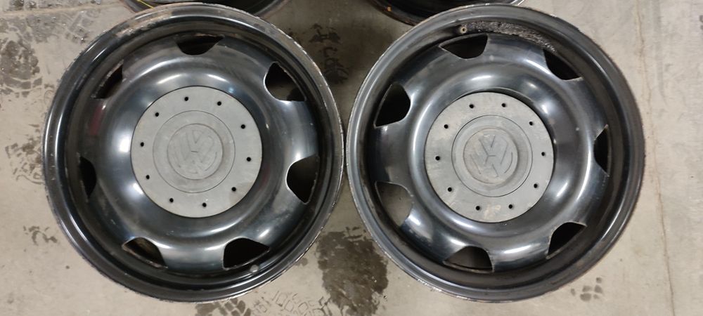 17" 7J 5X120 Komplet felg  stalowych Volkswagen T5 T6 T7