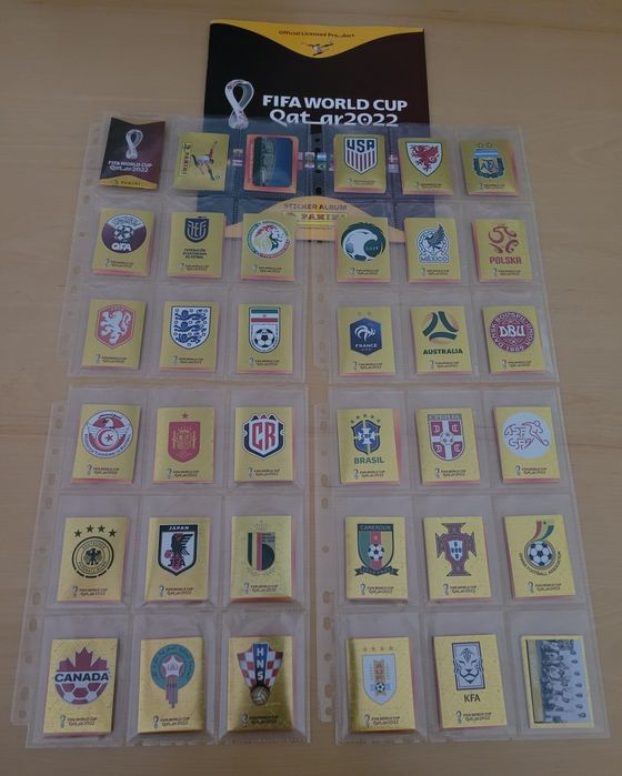 Coleção completa Panini Fifa world cup 2022 Qatar - 2 versões