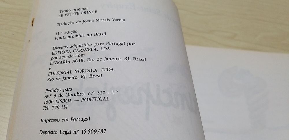 O Principezinho de Saint-Exupéry.
