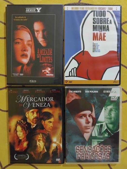 A: DVDs Filmes 0,40 cêntimos Comédia, Terror, Românticos, Ficção