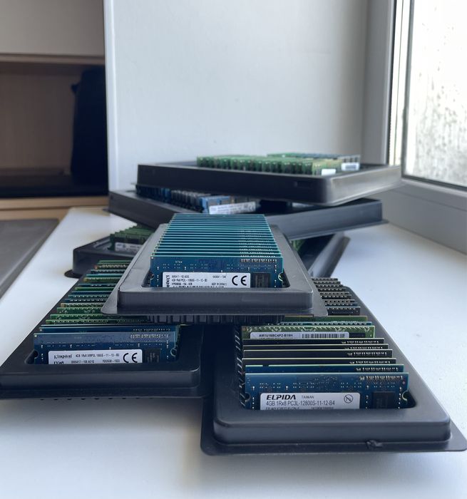 Модулі оперативної памʼяті DDR3 4GB для ноутбуків