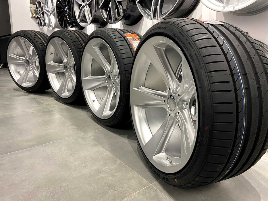 Koła letnie 19 5x120 BMW E60 E61 Styling 128 przód tył 9" 10"