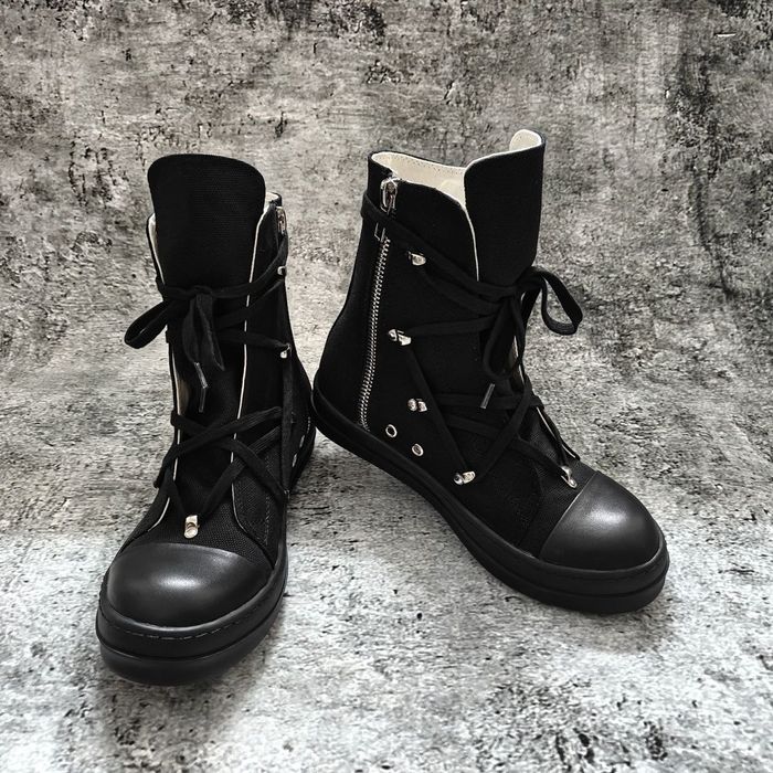 Высокие кеды — модель Rick Owens DRKSHDW чорні( 43,44)