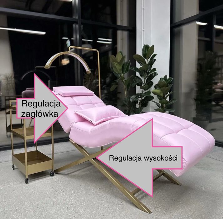 Nowoczesne i wygodne łóżko kosmetyczne