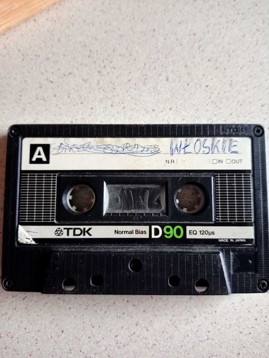 Kaseta magnetofonowa TDK-90 przeboje włoskie