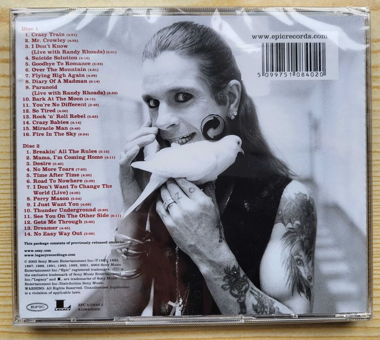 Ozzy Osbourne "The Essential" 2 CD - NOWE - NAJTANIEJ na RYNKU!