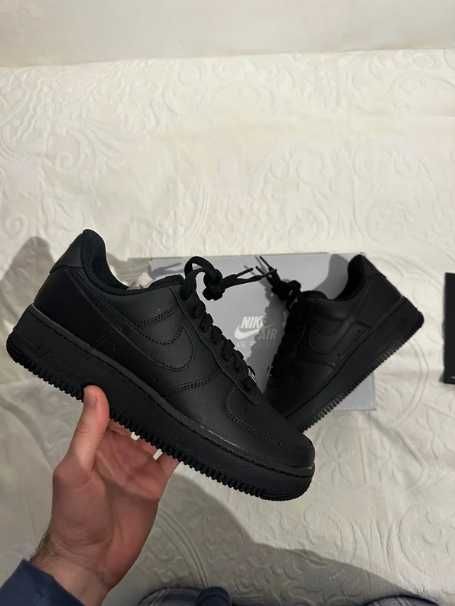 Nike Air Force 1 All Black, rozmiar 37.5–rozmiar buta wewnętrznego 23.5CM