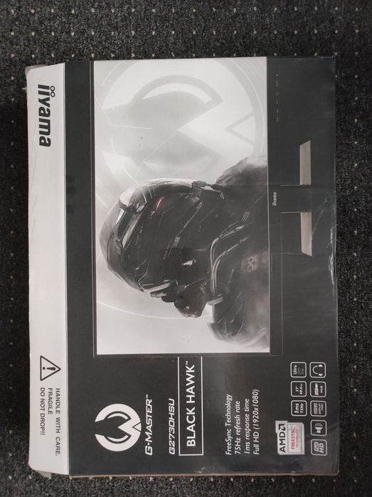 Monitor iiyama G-master 27cali, + pudelko