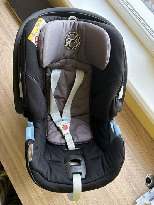 Автокрісло Cybex aton 5 з оригінальними адаптерами