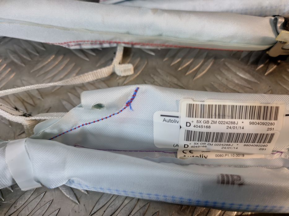 Airbag Cortina Tejadilho Pilares Peugeot 208 I (cc) 2011 a 2019