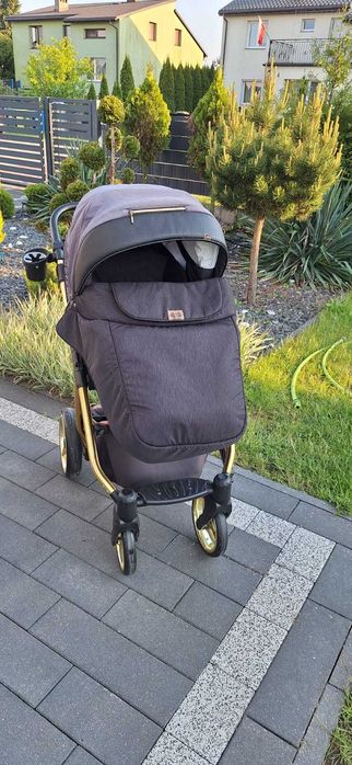 Wózek Acamex reggio specjal edition 2w1 złoto czarny