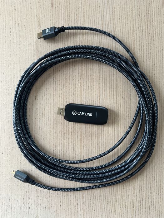 Vendo Placa de Captura Cam Link 4K + cabo micro HDMI - HDMI 5m 4K/60Hz