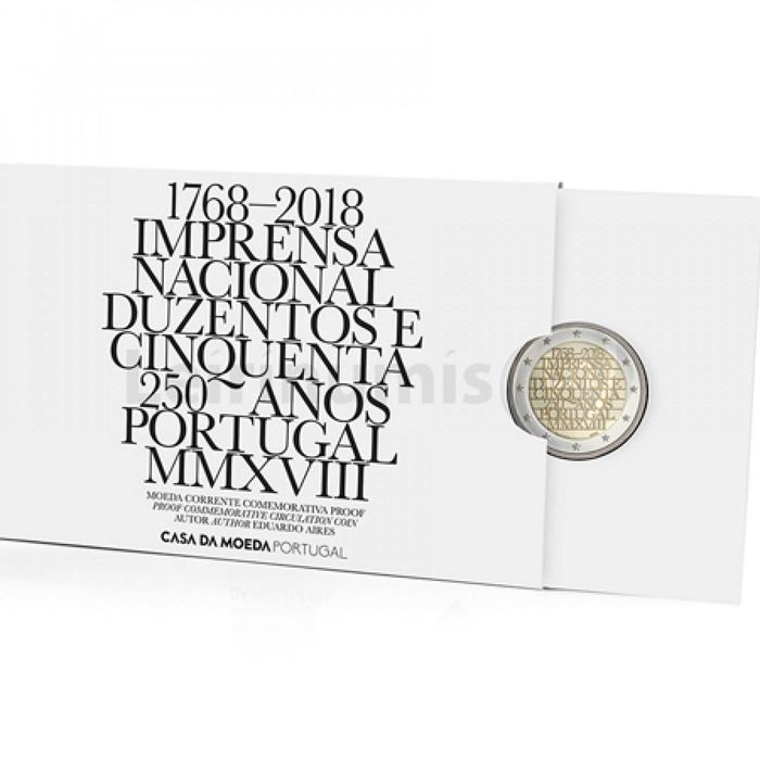 PROOF 2€ – Imprensa Nacional 2018