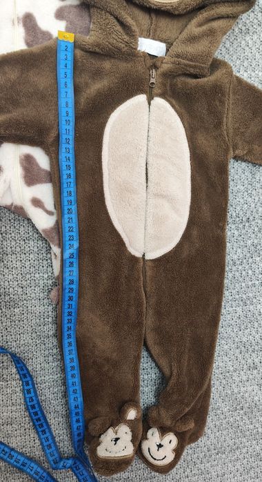 Красивые теплые человечки слипы  0-4 мес