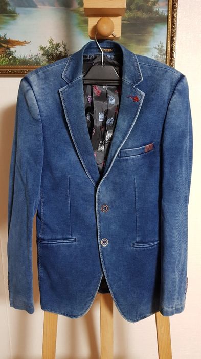 Джинсовый пиджак мужской
