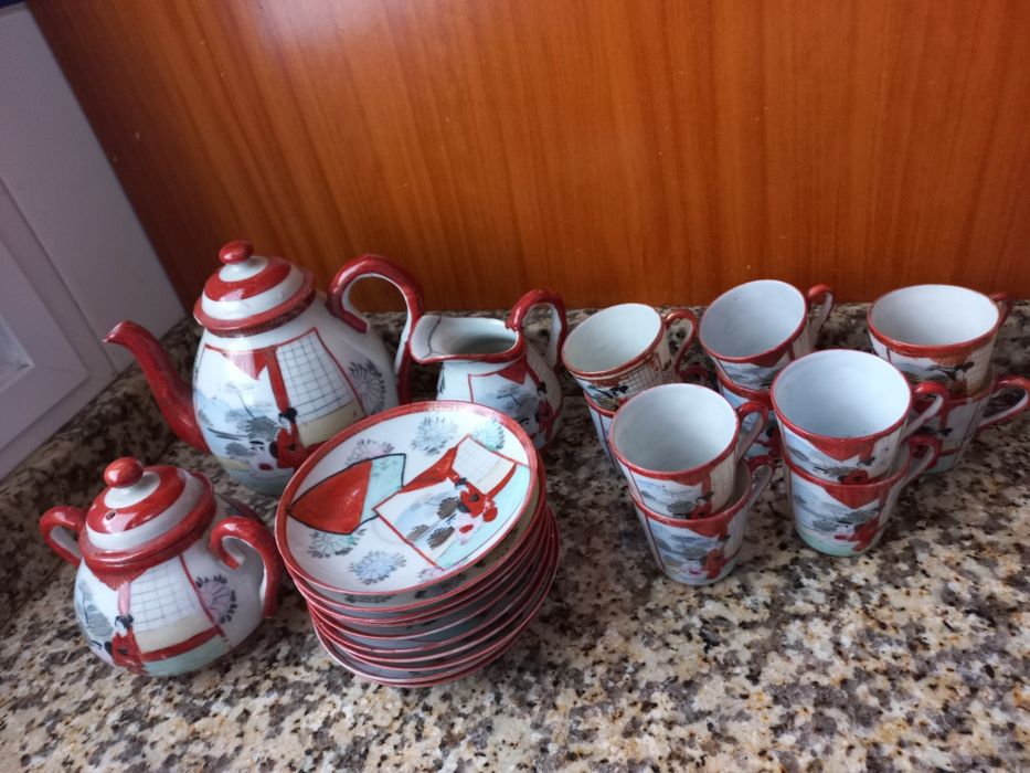Serviço café porcelana chinesa
