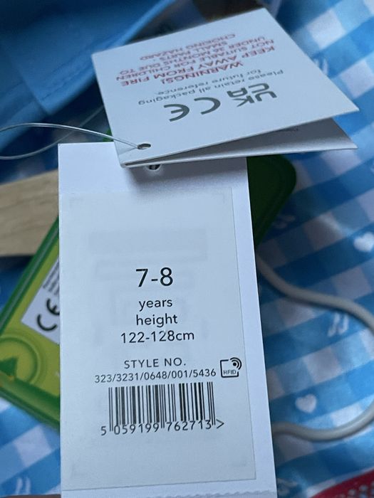 122 128 George Dorotka kostium przebranie czarnoksiężnik z krainy Oz