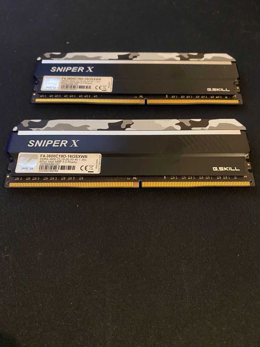 RAM 16gb DDR4 (2x8) Sniper X como novo
