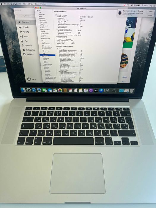 MacBook Pro Retina 15 A1398 z nową baterią