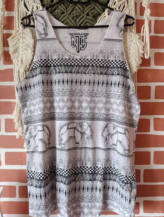 Top na grubych ramiączkach damski 42/44